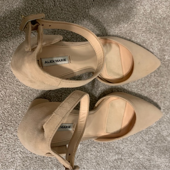 Alex Marie Nude Chunky Heel - Picture 2 of 8